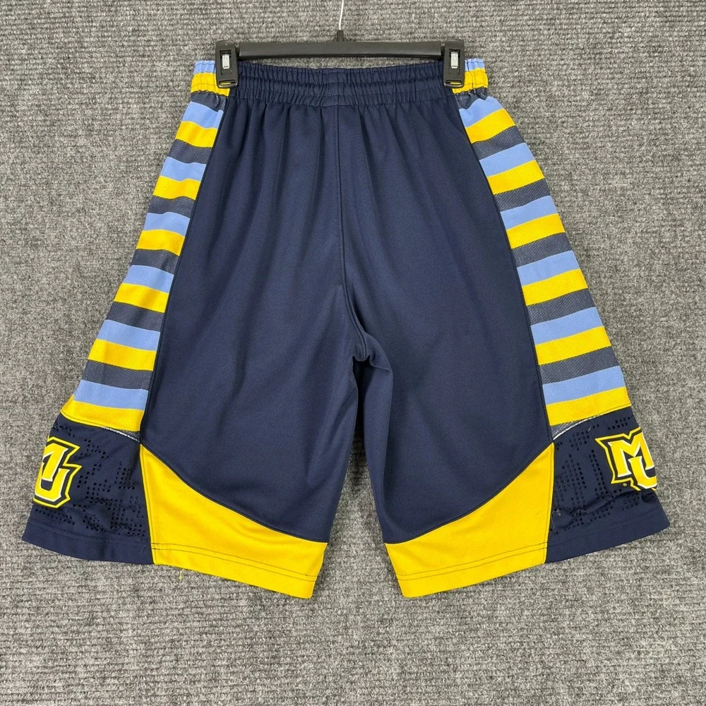 Marquette University Basketball Training Shorts Men‎ M Jordan Nike College Team